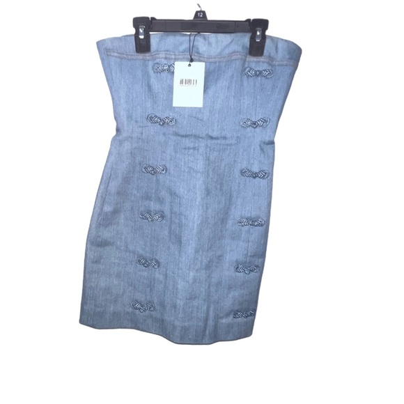 Lara Dress in Light Denim
SAU LEE Blue Strapless Mini Dress - Picture 2 of 9